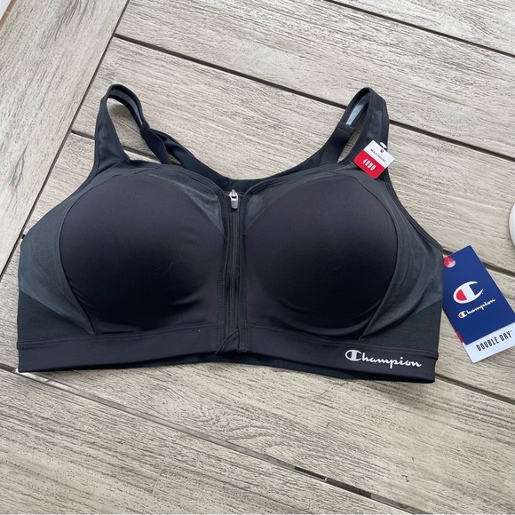 Champion Women's Black Motion Control Sports Bra Size 40DD NWT - Picture 1 of 6